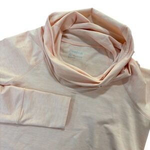 REEBOK Womens XL Pink Tunic Pullover Athletic PlayWarm Performance Top